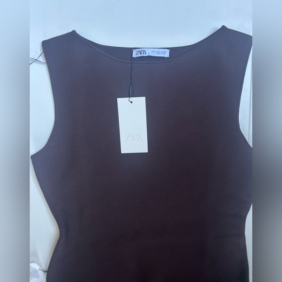 Zara belted knit mini dress - Picture 8 of 12